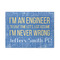 Engineer Quotes 5'x7' Indoor Area Rugs - Main