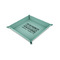 Engineer Quotes 6" x 6" Teal Leatherette Snap Up Tray - CHILD MAIN