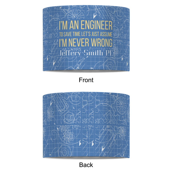 Engineer Quotes 8" Drum Lampshade - APPROVAL (Fabric)