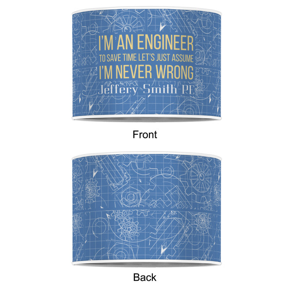 Engineer Quotes 8" Drum Lampshade - APPROVAL (Poly Film)