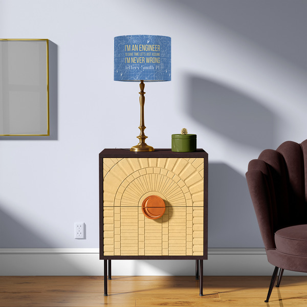 Engineer Quotes 8" Drum Lampshade - LIFESTYLE