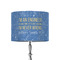 Engineer Quotes 8" Drum Lampshade - ON STAND (Fabric)