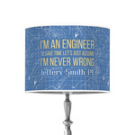 Engineer Quotes 8" Drum Lamp Shade - Poly-film (Personalized)