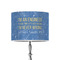 Engineer Quotes 8" Drum Lampshade - ON STAND (Poly Film)