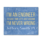 Engineer Quotes 8' x 10' Indoor Area Rug (Personalized)