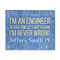 Engineer Quotes 8'x10' Indoor Area Rugs - Main