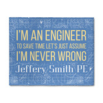 Engineer Quotes 8' x 10' Patio Rug (Personalized)
