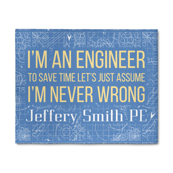 Custom Engineer Quotes 8' x 10' Patio Rug (Personalized)