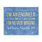 Engineer Quotes 8'x10' Patio Rug - Front/Main