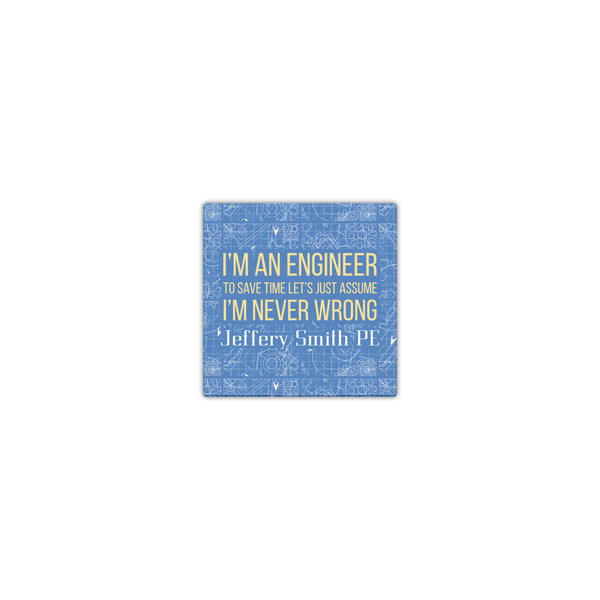 Engineer Quotes 8x8 - Canvas Print - Front View