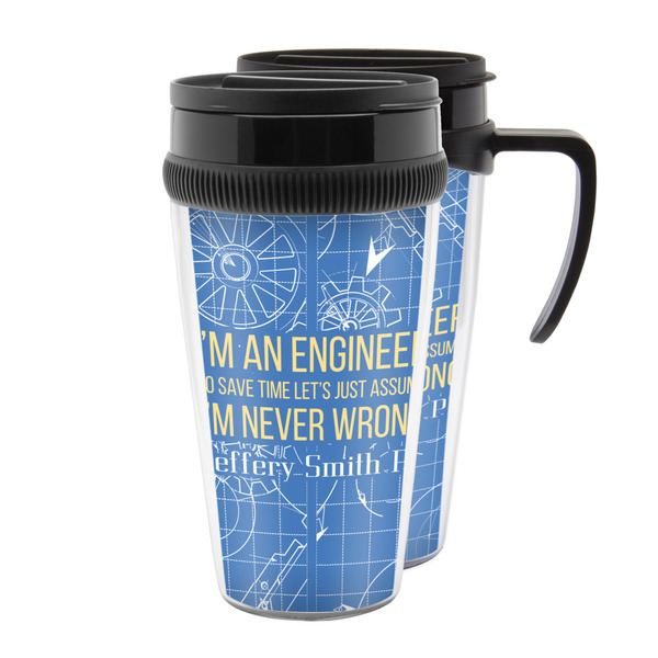 Custom Engineer Quotes Acrylic Travel Mug (Personalized)