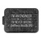 Engineer Quotes Aluminum Baking Pan with Black Lid (Personalized)