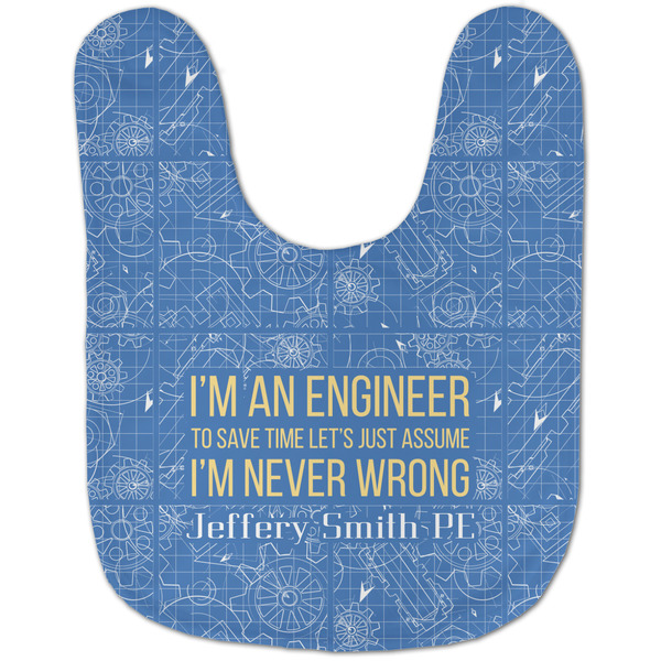 Engineer Quotes Baby Bib - AFT flat