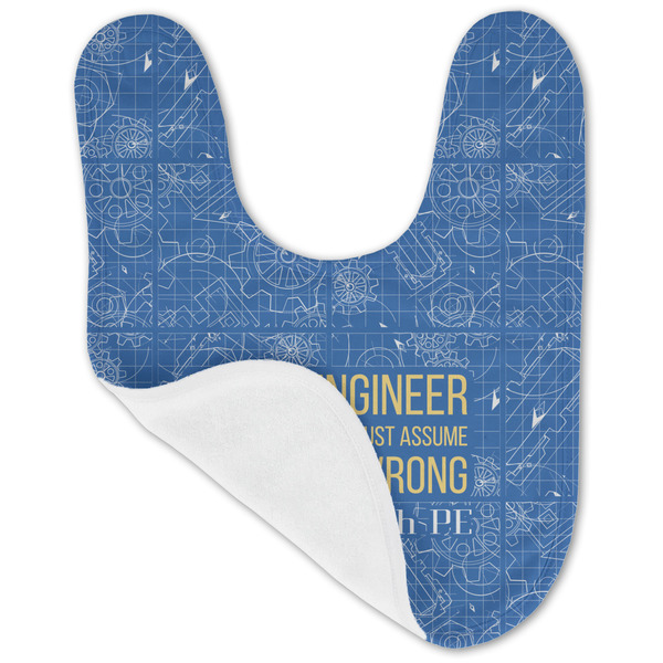 Engineer Quotes Baby Bib - AFT folded