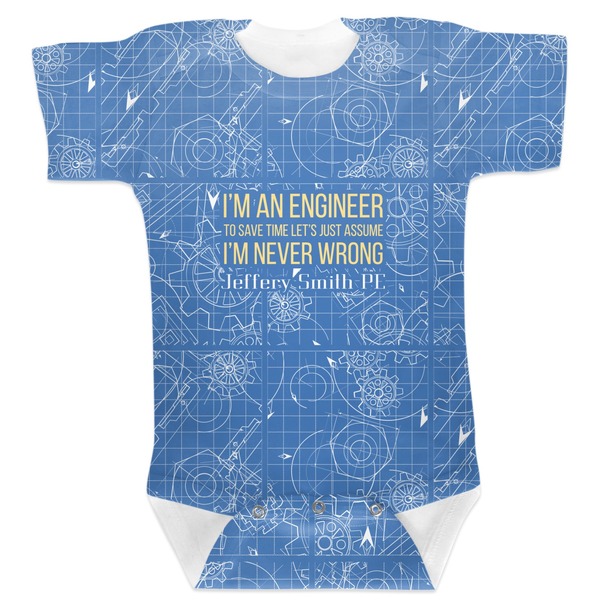 Custom Engineer Quotes Baby Bodysuit 6-12 (Personalized)