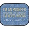 Engineer Quotes Back Seat Car Mat