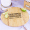 Engineer Quotes Bamboo Cutting Board - In Context