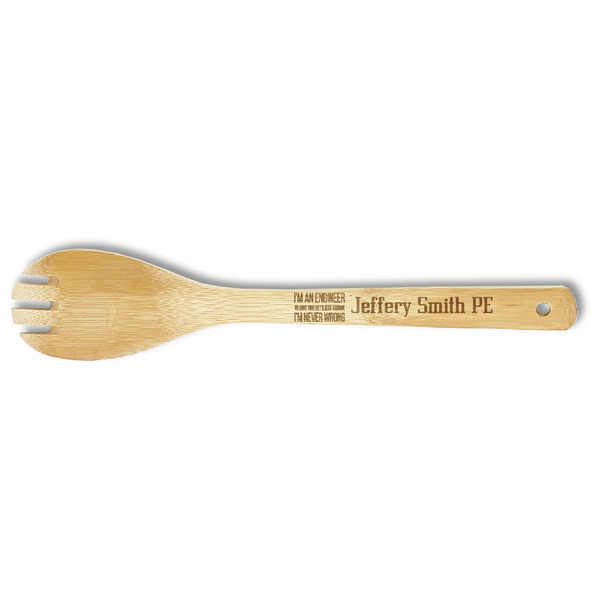 Custom Engineer Quotes Bamboo Spork - Single Sided (Personalized)