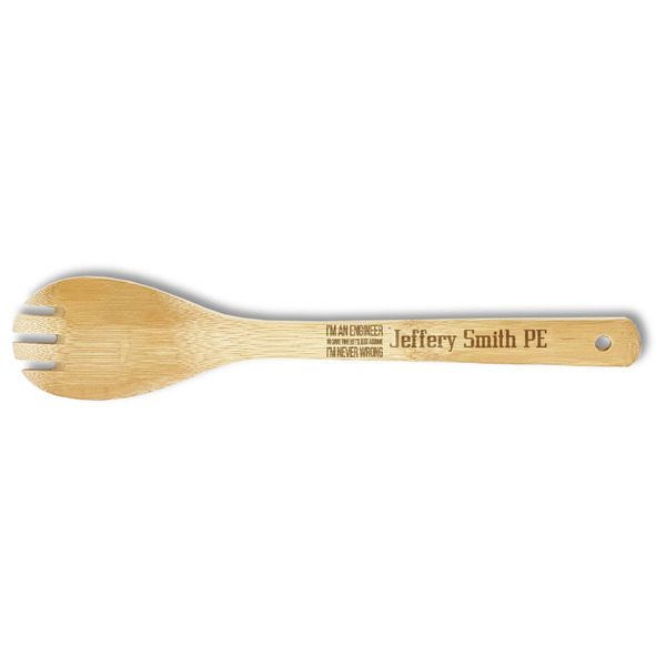 Engineer Quotes Bamboo Spork - Single Sided - FRONT