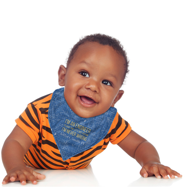 Engineer Quotes Bandana Bib - (Lifestyle 1 boy)