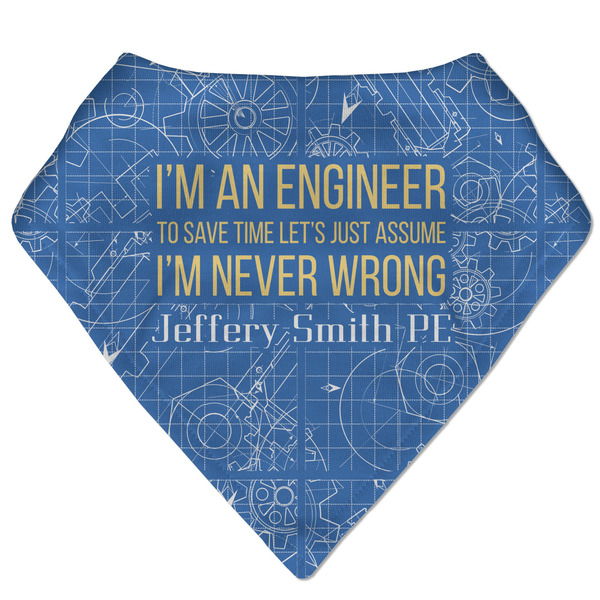 Custom Engineer Quotes Bandana Bib (Personalized)
