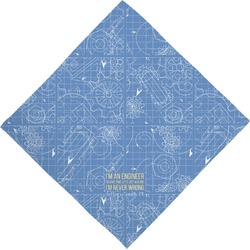 Engineer Quotes Dog Bandana Scarf w/ Name or Text