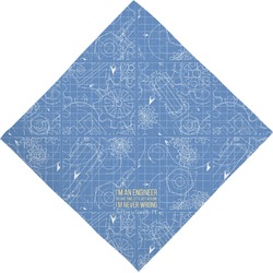 Engineer Quotes Dog Bandana Scarf w/ Name or Text