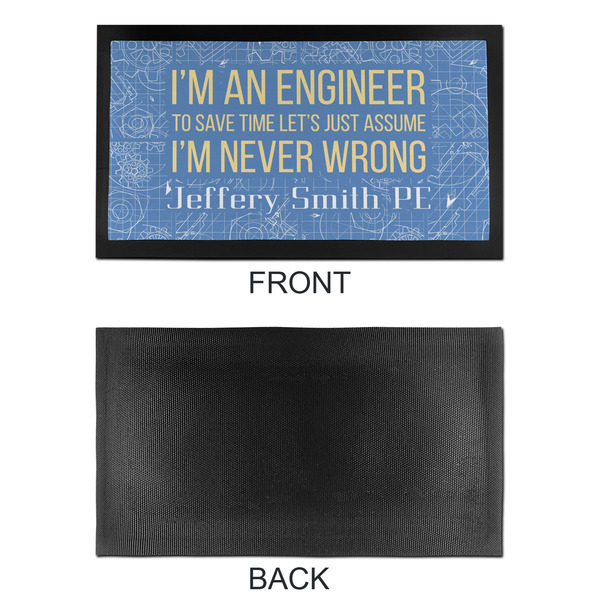 Engineer Quotes Bar Mat - Small - APPROVAL