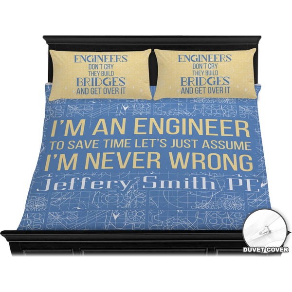 Engineer Quotes Bedding Set (King) - Duvet