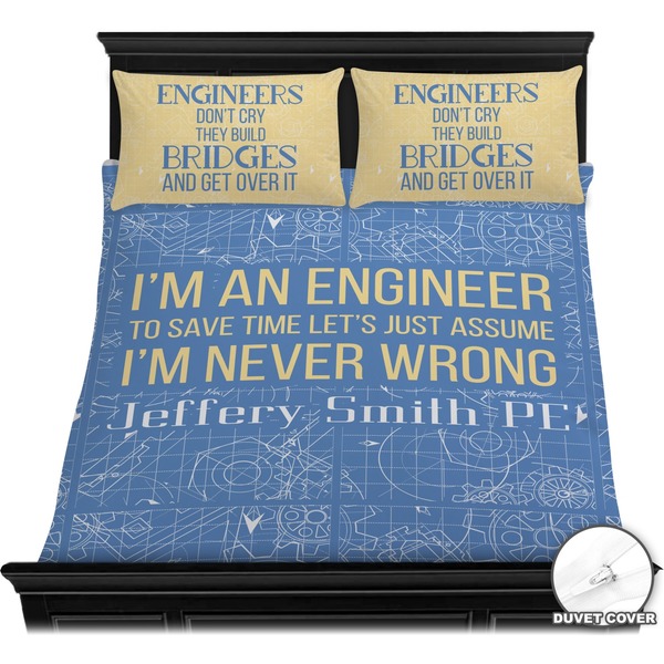Engineer Quotes Bedding Set (Queen) - Duvet