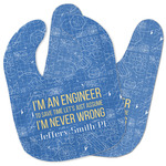 Engineer Quotes Baby Bib w/ Name or Text