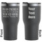 Engineer Quotes Black RTIC Tumbler - Front and Back