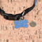 Engineer Quotes Bone Shaped Dog ID Tag - Small - In Context