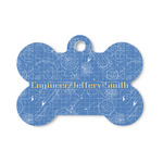 Engineer Quotes Bone Shaped Dog ID Tag - Small (Personalized)