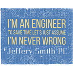 Engineer Quotes Woven Fabric Placemat - Twill w/ Name or Text