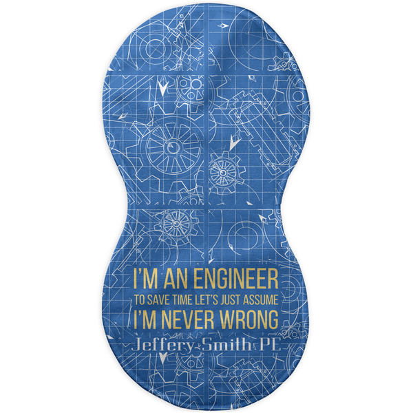 Engineer Quotes Burp Peanut Shaped Flat