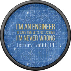 Engineer Quotes Cabinet Knob (Black) (Personalized)