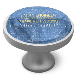 Engineer Quotes Cabinet Knob (Personalized)