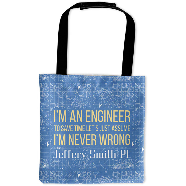 Custom Engineer Quotes Auto Back Seat Organizer Bag (Personalized)
