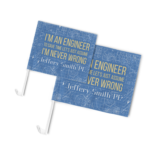 Engineer Quotes Car Flags - PARENT MAIN (both sizes)