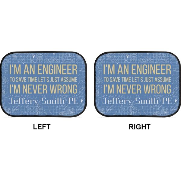 Engineer Quotes Car Floor Mats (Back Seat) (Approval)