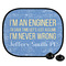 Engineer Quotes Car Side Window Sun Shade (Personalized)