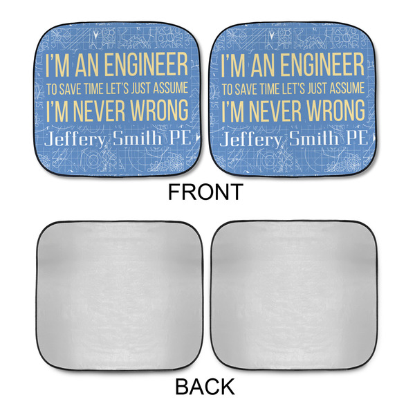 Engineer Quotes Car Sun Shades - APPROVAL