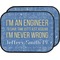 Engineer Quotes Car Floor Mats (Back Seat) (Personalized)