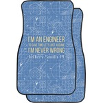 Engineer Quotes Car Floor Mats (Front Seat) (Personalized)