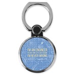 Engineer Quotes Cell Phone Ring Stand & Holder (Personalized)