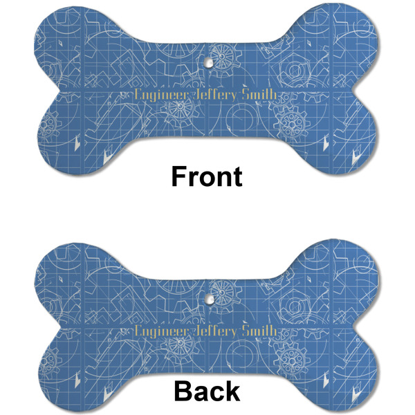 Engineer Quotes Ceramic Flat Ornament - Bone Front & Back (APPROVAL)