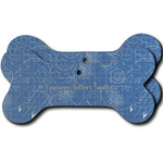 Engineer Quotes Ceramic Dog Ornament - Front & Back w/ Name or Text