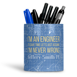 Engineer Quotes Ceramic Pen Holder