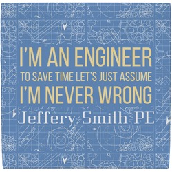 Engineer Quotes Ceramic Tile Hot Pad (Personalized)